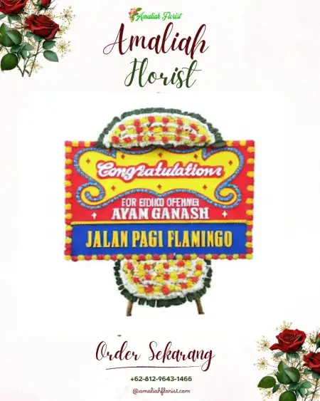 Sewa Papan Bunga Matur